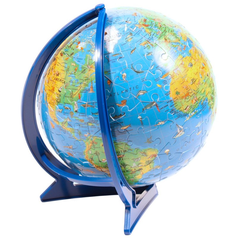 Ravensburger XXL Children's Globe 180 Piece 3D Jigsaw Puzzle Ball