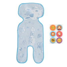Seat Cover for Prams, Breathable Pram Insert, Child Seat Insert, Summer Pushchair Cooling Mat, Seat Insert for Child Seat, Universal Set, Cooling Mat for Baby Seats