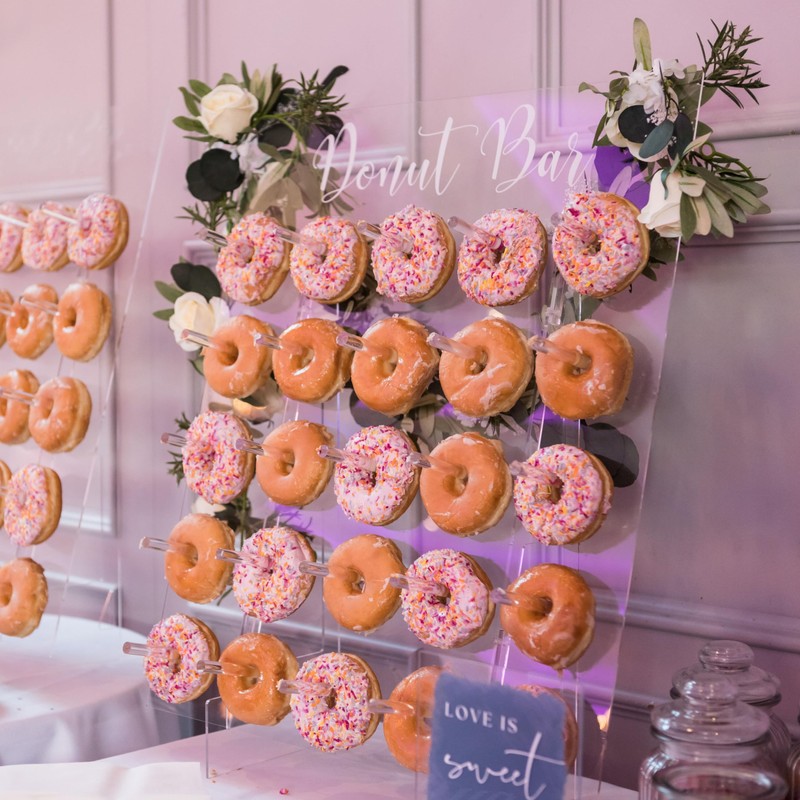 Donut Wall Display Stand - Acrylic Donut Stand Holds 50