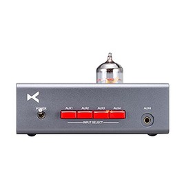Fanmusic xDuoo MT-603 12AU7 Tube Pre-Amplifier with Multiple Audio Inputs for Guitar, Black or Dark Grey