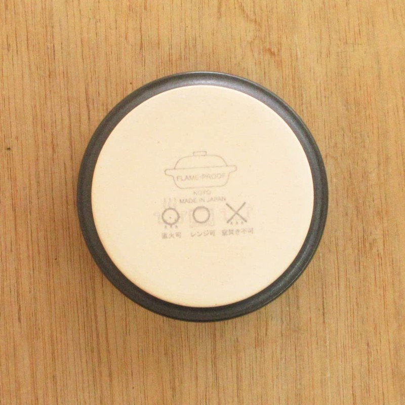 ti-zufondexyu For Sauce Dish (Large) Black Open Fire corresponding 美濃