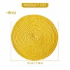 Round Woven Plastic Placemats 18cm Stylish and Practical Dining Table