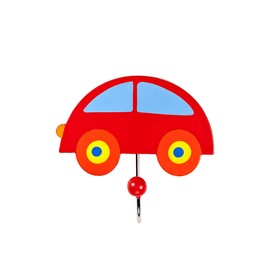 Mousehouse Gifts Children's Funky Coat Hook Wall Hook for Girls or Boys Nursery or Bedroom (Car)