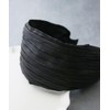 Vingtaine HK-353 Pleated Headband, Wide, Hair Accessory, Stylish, Adult Casual,