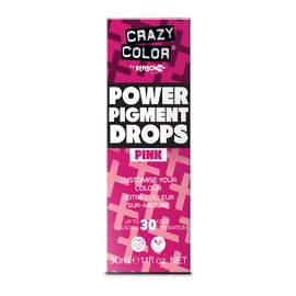 Crazy Color Pink Power Pigments 30 Uses | Ultra Concentrated Pigments, Custom Toner & Semi-Permanent Dye from Home | Vegan Formula | No Bleach or Ammonia | 30ml