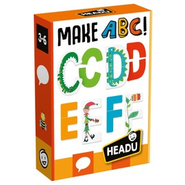 Headu Make ABC, Educational Toys for Boys and Girls Ages 3-6 Years Old, Preschool Learning Toys, Teacher Homeschool Supplies, Birthday