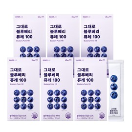 Inner wrap [Celltrion Inner Lab] Blueberry Puree 100 6 boxes / [셀트리온 이너랩] 그대로 블루베리 퓨레 100 6박스