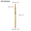 sourcing map 10pcs 120-140 Grits Diamond Grinding Bit 2mm Tapered