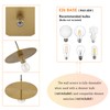 BYOLIIMA Modern Pendant Lighting Gold Farmhouse Pendant Light 11.81" Brushed