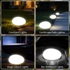Yesinaly Solar Powered Outdoor Lights - Waterproof Garden Path Lighting,