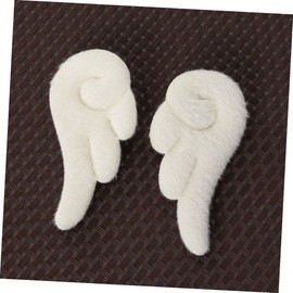 WOONEKY Cute Girls Hair Clips Set 3 Pieces Wings Hair Pins Angel Wings Design Non Clamp Hair Barrettes for School Party Daily Wear