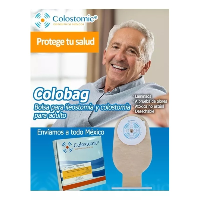 Colostomic Bolsa Colostomia Adulto Drenable Suave Ahorra Pack 30 Piezas