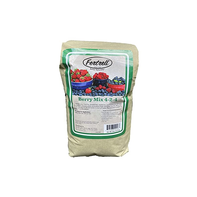 Fertrell Berry Mix 4-2-4 Organic Fertilizer, 5lb, 25lb or 50lb