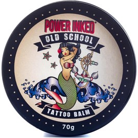 Bálsamos para Cuidado del Tatuaje, Power Inked, Kit de 2 Bálsamos de 70 G