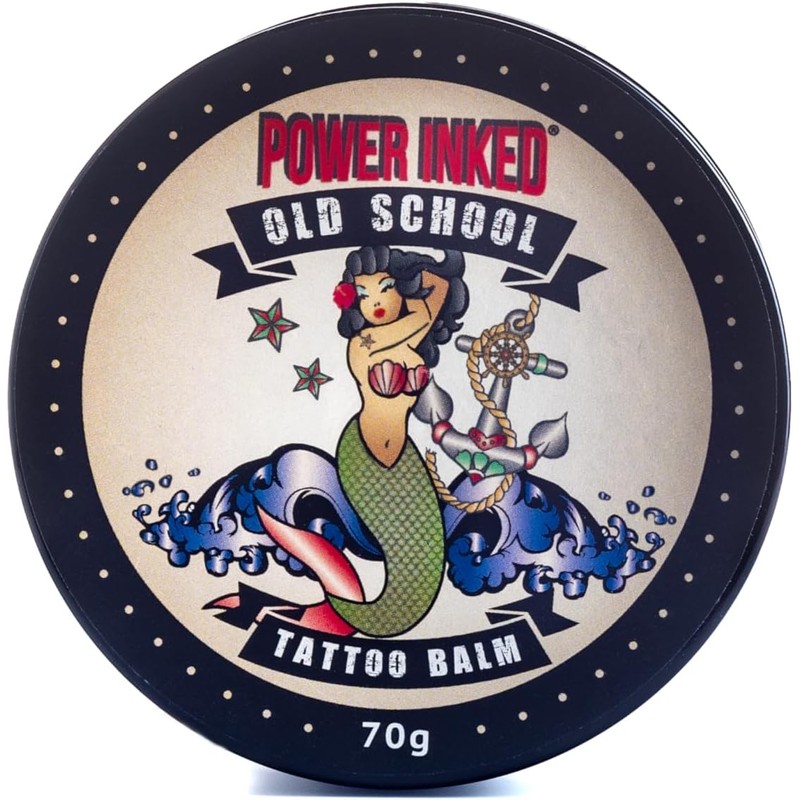 Bálsamos para Cuidado del Tatuaje, Power Inked, Kit de 2