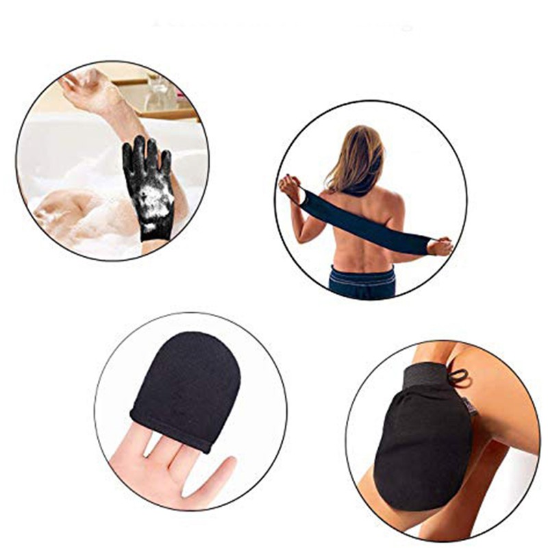 4Pcs/Set Tanning Gloves Body Self Tan Applicator Reusable Self Tanning