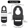 Omoojee 4 Sets Kayak Seat Clips and Hooks, Kayak Replacement