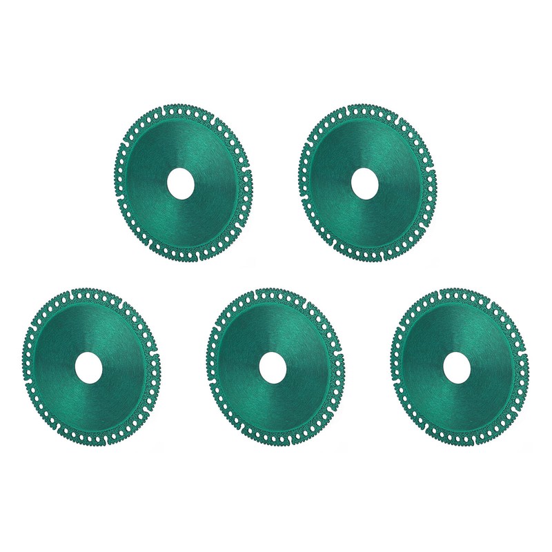 5PCS Multifunctional Cutting Saw Blade OD100mm ID20mm Green Angle Grinder