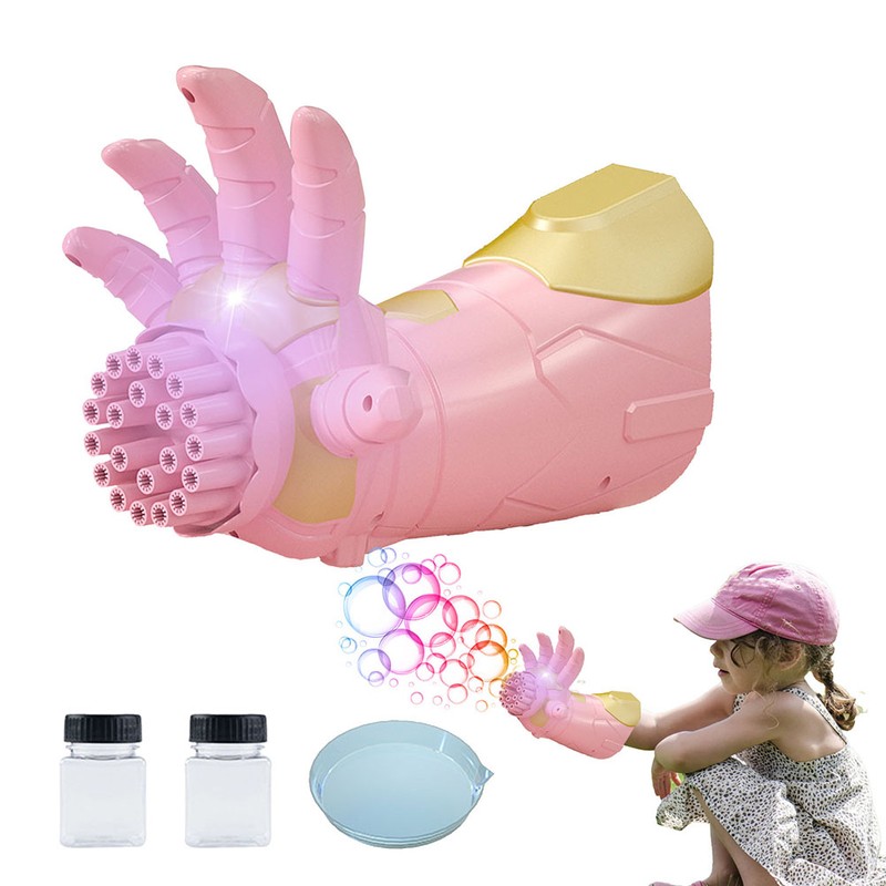 Electric Bubble Gun Toys Movie Inspired Hand Soap Bubbles Machine