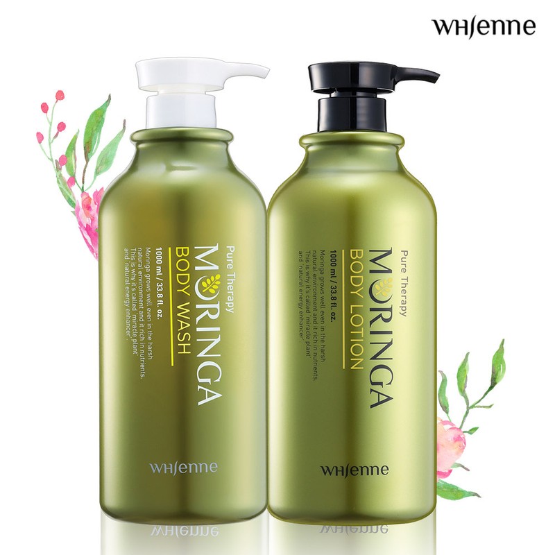 Fienne Moringa Protein Large Capacity Hypoallergenic Body Lotion + Body