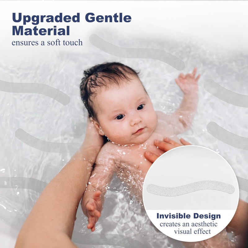 Gecork 28 PCS Shower Floor Non Slip Stickers with Strong