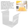 Ziplock Bag Holder Baggy Rack Holder Acrylic Handsfree to Pour