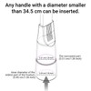 EZ SPARES 25-inch Flexible Vacuum Crevice Attachment Crevice Tool Crevice