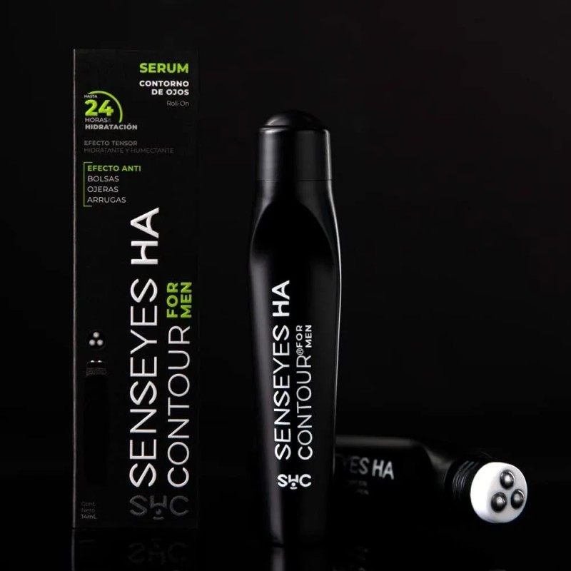 Roll On Contorno Ojos Hombres Anti Bolsas Ojeras Arrugas Mixta