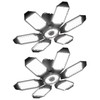 Adiding LED Garage Light 2 Pack, LED Garage Ceiling Lights
