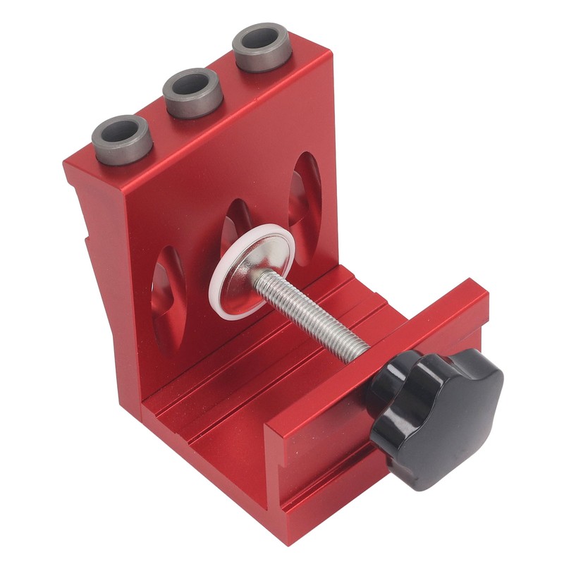 Pocket Hole Jig Set Aluminum Alloy Pocket Dowel Hole Jig