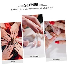 NOLITOY 20 Piezas Pincel para Esmalte de Uñas de Repuesto Cepillo para Botellas de Esmalte de Uñas Cepillo Pequeño de Gel para Aplicar Liquido