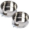 2 Pack Bird Bowl for Parrot Feeder Cage Parrot Feeder