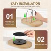 Primo Lines Rotating Napkin Holder for Table with Built-In Space