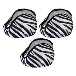 Motique Accessories Set of 3 Zebra Stripes Earmuff Unisex Ear Warmers