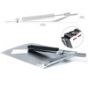 MTS Individual Carstyling GmbH Stainless Steel Pizza Peel with Foldable