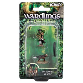 WizKids Wardlings RPG Figures: Boy Ranger & Wolf