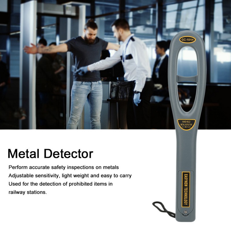 Metal Detector ProfessionalGrade HighSensitivity GC101H Handheld Security Scanner Tool
