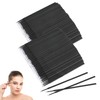 200PCS Micro Brushes Black Disposable Micro Applicator Brushes for Eyelash