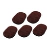 Healeved 5pcs Faux Wool Polishing Mitts for Leather Shoes Ergonomic
