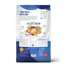 The Honest Kitchen Whole Food Clusters Grain Free Turkey & Chicken Dry Cat Food, 10 lb Bag