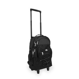 Everest Wheeled Backpack, Black, One Size