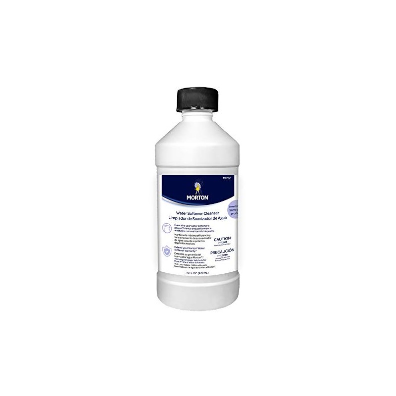 Morton MWSC Universal Water Softener Cleanser, Off-White, 16 Fl Oz