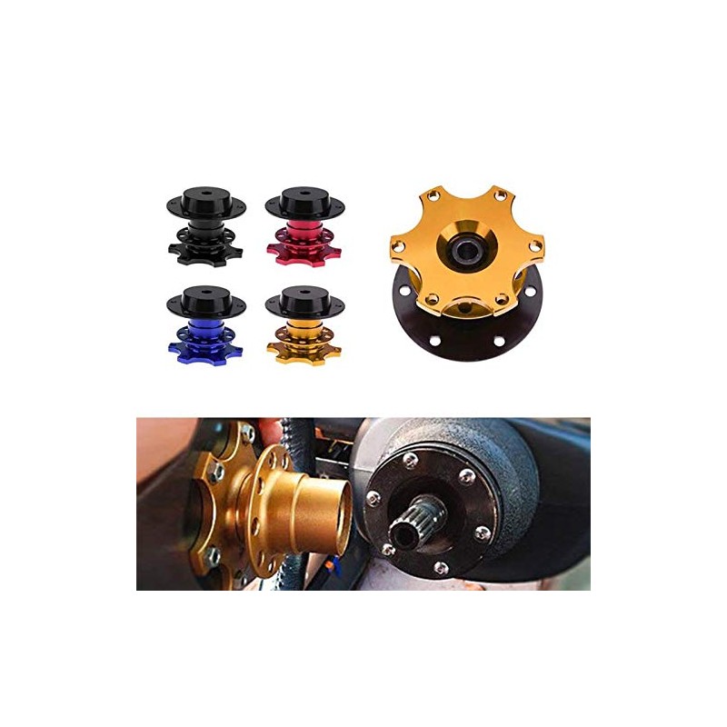 FireAngels Universal Steering Wheel Snap Off Quick Release Hub Adapter