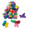 Colorful 1.125 Inch Puzzle Cube Erasers (12 Pack) 1.125". Fidget