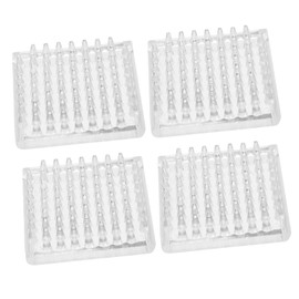 OSALADI 16pcs Transparent Anti- Furniture Grippers for Wooden Floors Chair Leg Pads for Scratch and Noise for Tables Sofas and Home Furniture