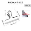 Pack of 5 Metal Clips, Clips, Large, Sealing Clips, Clips