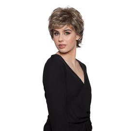 Felicity Wig Color 18/22 - Wig Pro 3.5" Short Razor Synthetic Layered Pre Styled Open Cap Breathable
