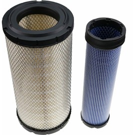 Solarhome Inner & Outer Air Filter Kit 110-6326 110-6331 131-8902 AT171854 AT171853 Compatible with Caterpiller Cat Backhoe Loader 416C 416D 420D 422 424B 424D 426C 428C 428D 430