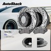 AutoShack Front Brake Kit Replacement for 2014-2016 Kia Soul 1.6L