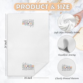 FGFK Christian Decor Kitchen Towels, God is Still Your Story Inspirational Bible Verse Hand Towels for Bathroom, Religious Gifts Dish Towels Tea Towels for Kitchen, Faith Based Gifts, 16x24 Inch